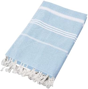 KELINFONG Turkish Beach Towel 71x39 Inches Cotton Quick Dry Sand Free