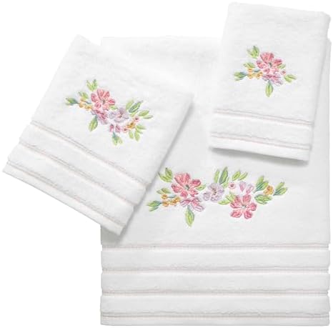IZOD Bath Towel Set of 2 Floral Decor