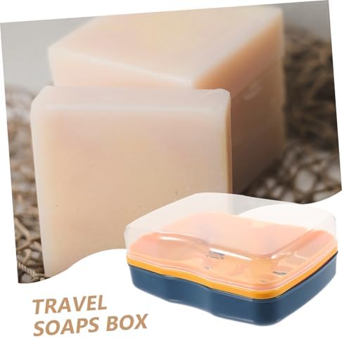 GLEAVI Portable Soap Holder for Travel and Bathroom Use