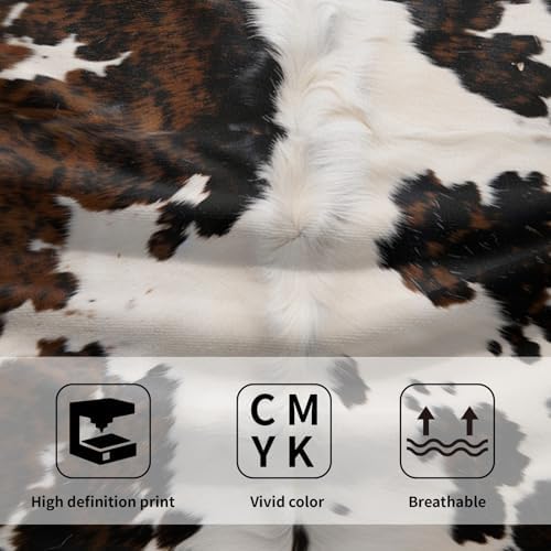 Granbey Cow Skin Print Hand Towels 2 Pack 1