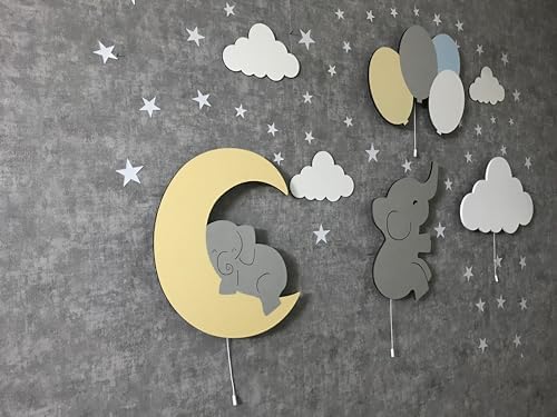 Furpinea Nursery Lamp Set of 4 - Boys Blue