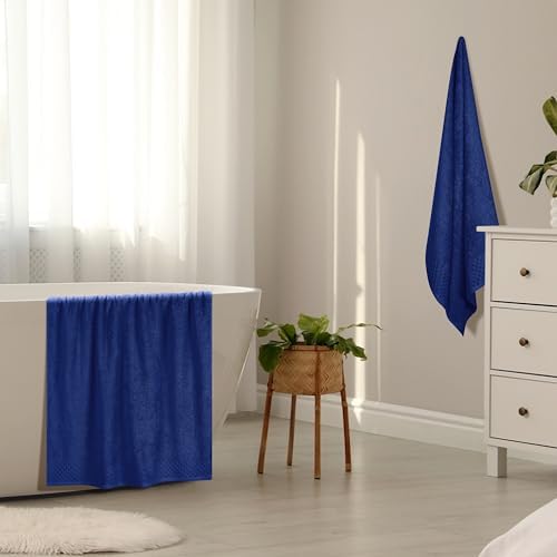 MyOwn Ultra Soft 2 Pack Bath Towel Set Navy Blue