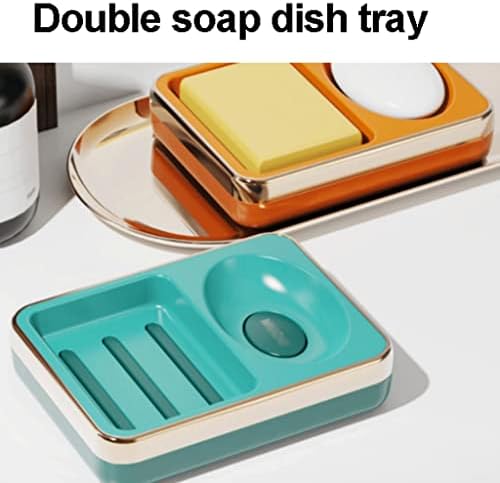 SUREK Simple Counter Top Soap Box with Drainage