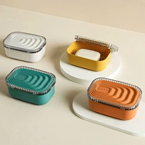 Surek Simple Lid Soap Dish with Water Tray