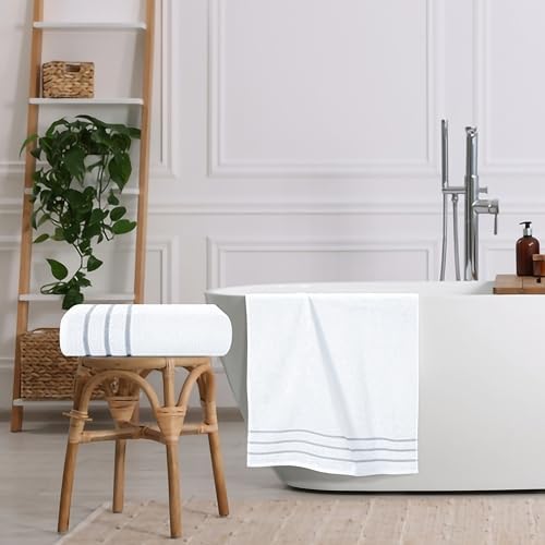 MyOwn Cotton 2 Pack Oversized Bath Towel Set - White
