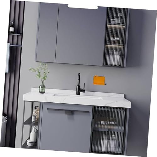LIFKOME Wall Mounted Soap Dish with Lid Hook Holder