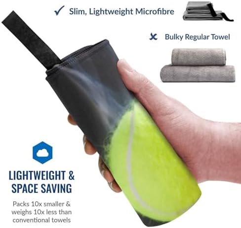 Tengyuntong Tennis Beach Towel - Soft Microfiber Absorbent Towel for All Ages