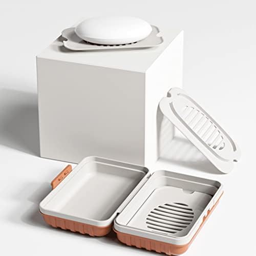 Simple Countertop Soap Dish with Drainage and Water Tray