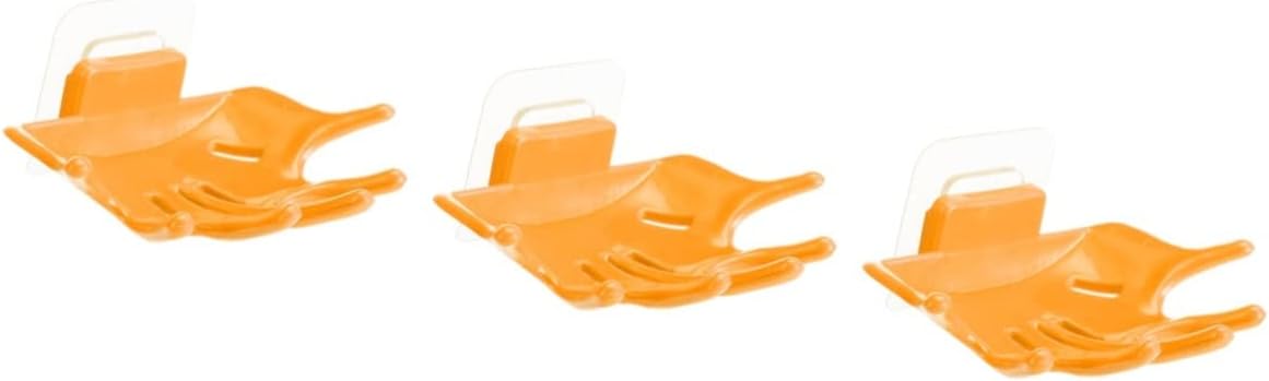 Zerodeko 3 Pcs Soap Case Holder with Drain Lid