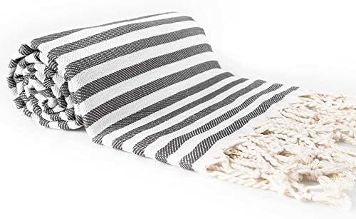 Hencely Striped Turkish Beach Towel 37x71 100 Cotton