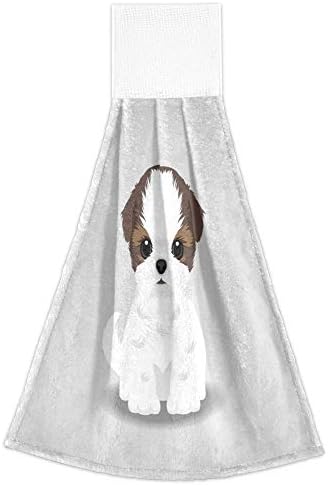 Aslsiy Shih Tzu Hanging Towel Set of 2