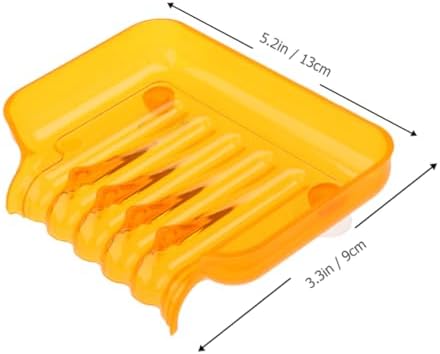 LIFKICH Bathroom Waterfall Soap Dish with Suction and Drainage