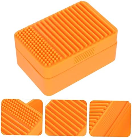 LIFKOME Portable Silicone Soap Dish with Lid