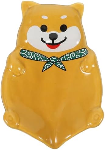 Cute Dog Shaped Ceramic Soap Holder with Drainage