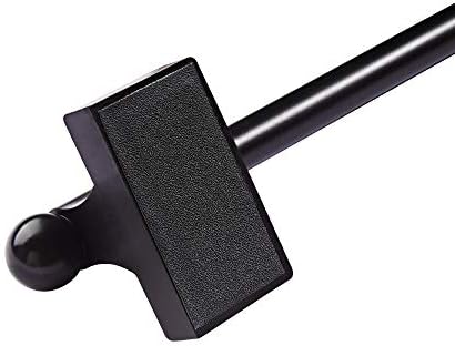 WLRocaille Adjustable Magnetic Rods 4 Pack Black