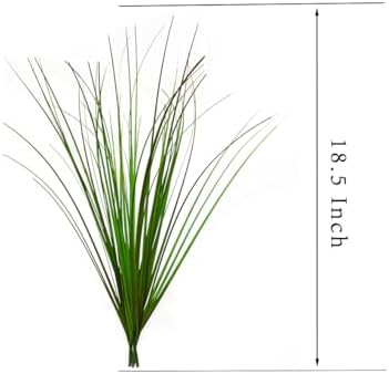 16 PCS Artificial Grass Outdoor Decor Set