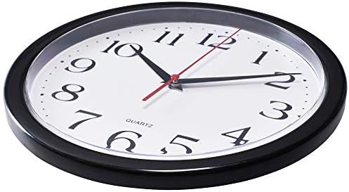 Bernhard Products 10 Inch Black Wall Clock
