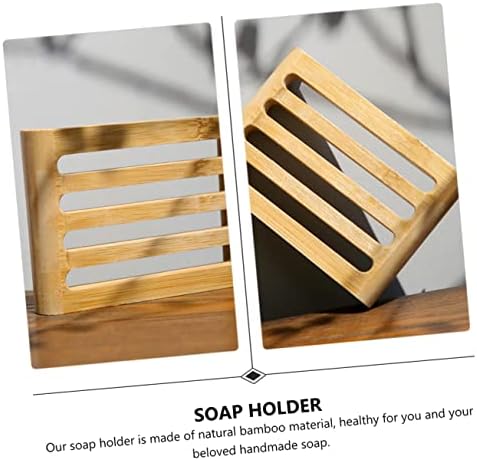 Yardenfun 2Pcs Self Draining Soap Holder for Bathroom and Kitchen