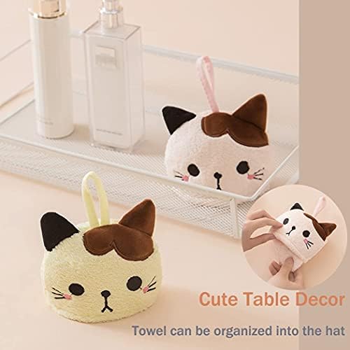 5 Pack Cute Animal Hand Towels with Hanging Loop