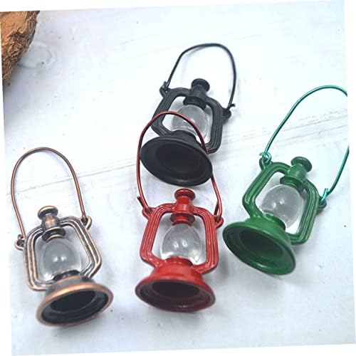 ERINGOGO Retro Kerosene Lamp with Non-Resin Black Finish