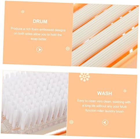 HOLIDYOYO Foaming Soap Dish with Roller Brush
