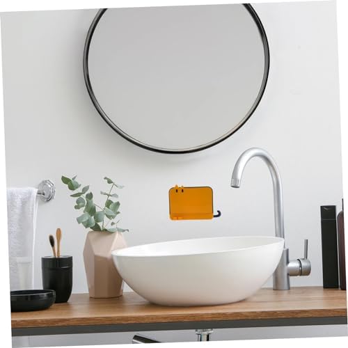 TOPPERFUN Wall-Mounted Soap Holder with Hook and Lid