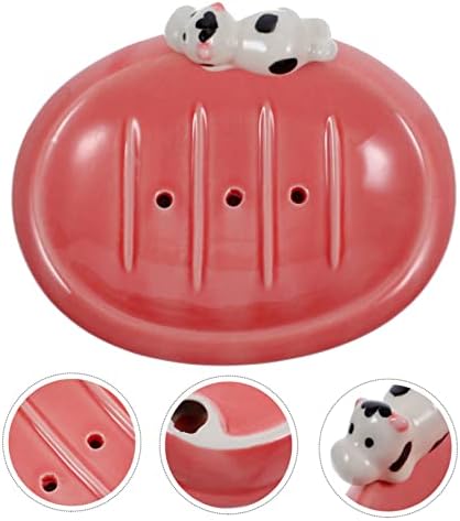 Mobestech Adorable Cartoon Soap Holder Drainage Dish
