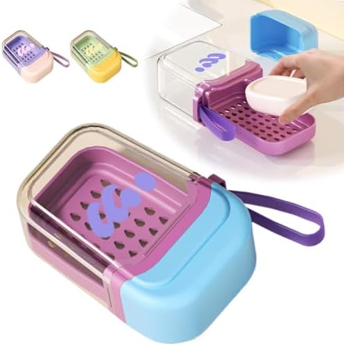 Lightweight Leakproof Travel Soap Case with Lid