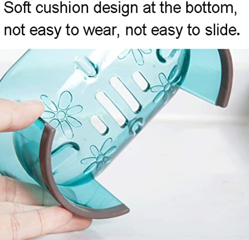 Surek Clear Plastic Bar Soap Holder for Dry Storage
