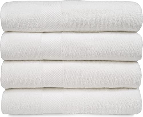 MAURA Premium Bath Towels 4 Pack Ultra Absorbent Quick Dry