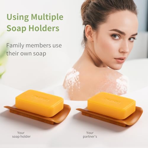 LOYATRO Silicone Bar Soap Holder for Shower