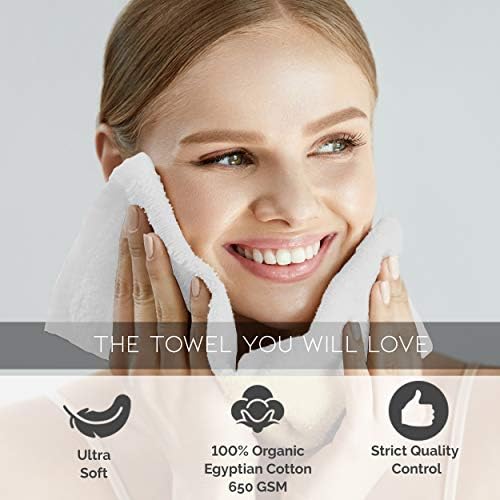 Cozy Homery Egyptian Cotton Bath Towels 8 Piece Set
