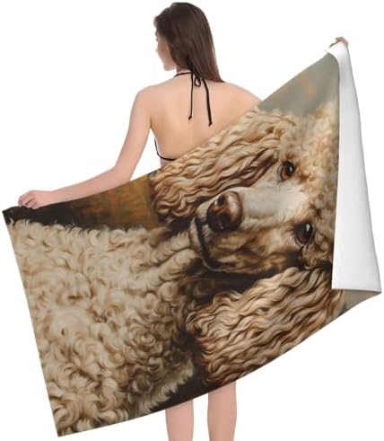 VANZEV Poodle Beach Towel 31x51in Microfiber