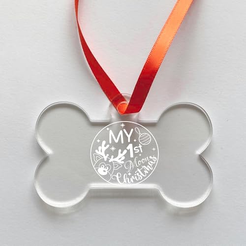Jasilon Personalized Babys First Christmas Ornament