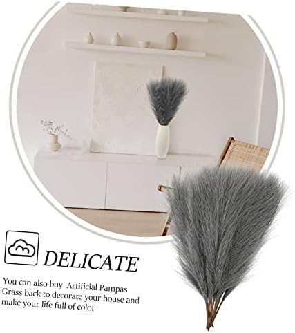 HOOTNEE 10pcs Artificial Pampasgrass Bouquet Decor