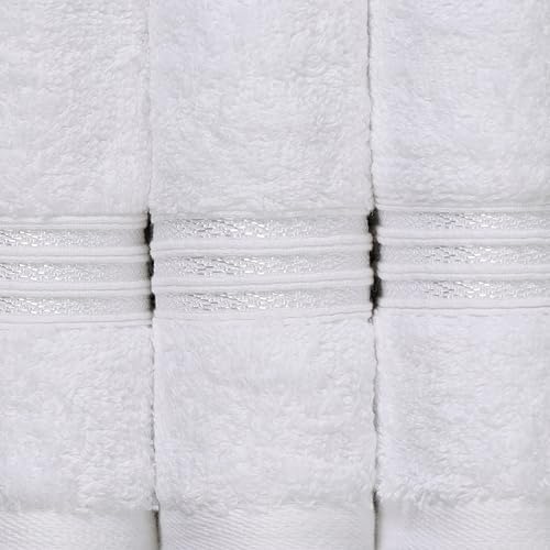 Superior Egyptian Cotton 6-Piece Towel Set White