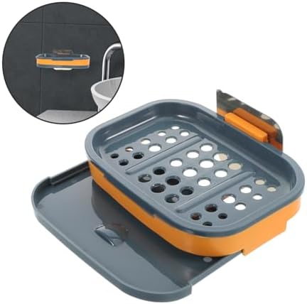2Pcs Suction Cup Soap Dish for Bathroom Kitchen