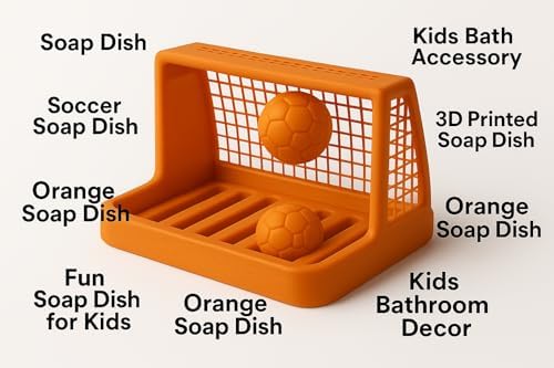 Goal Getter Soap Dish with Soccer Ball Design