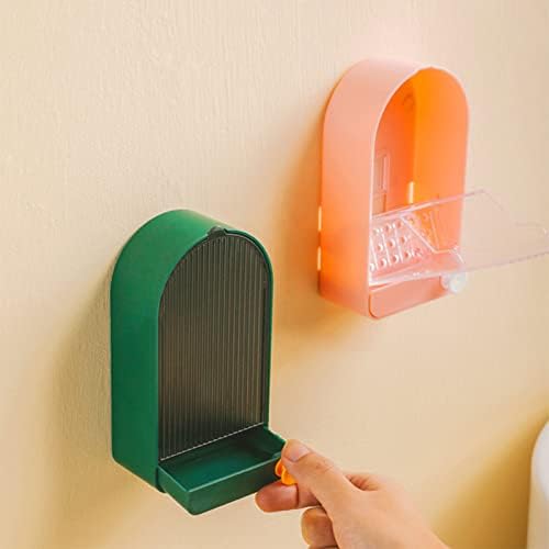MOAIYU Wall Soap Holder with Drainage and Hook