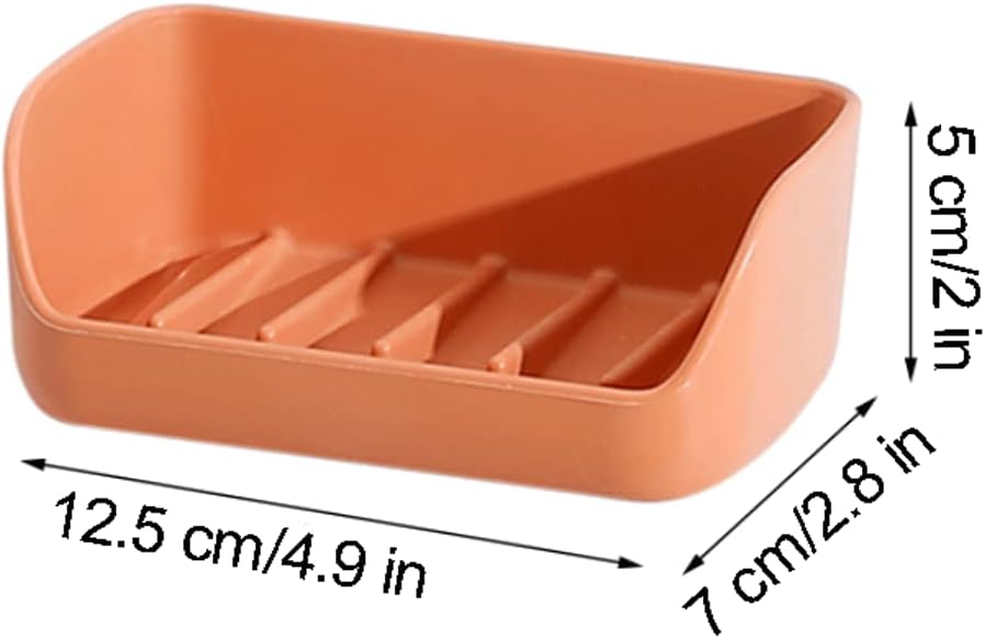 SUREK Dual-Use Soap Dish with Drainage Wall-Mounted Holder