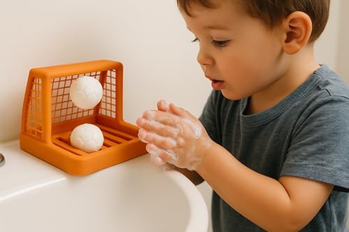 Goal Getter Soap Dish with Soccer Ball Design