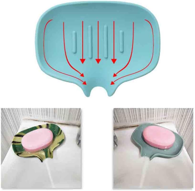 TOOLSTAR Silicone Soap Holder Self Draining Holder