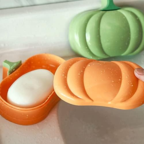Simple Lid Soap Dish Plastic Soap Box Countertop Holder