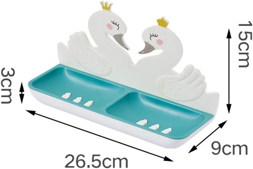 Plastic Soap Dish Holder with Cartoon Design