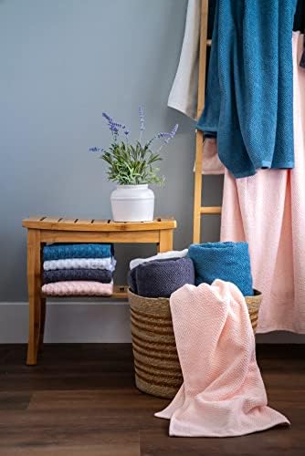 SIMPLI-MAGIC 79450 Popcorn Textured Towel Set
