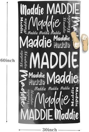Dr TOUGH Custom Beach Towel with Name 30x60
