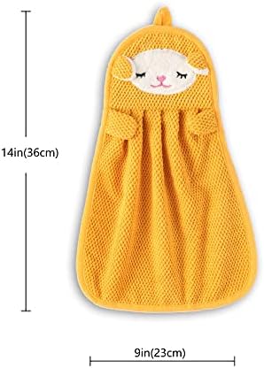 BATTILO HOME 6 Pack Cute Animal Hand Towels for Kids 1