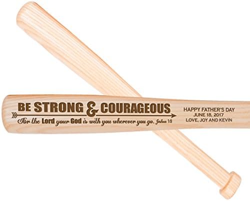 LifeSong Milestones Personalized Baptism Baseball Bat Gift