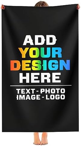 Personalized Beach Towel with Photo Design for All Ages