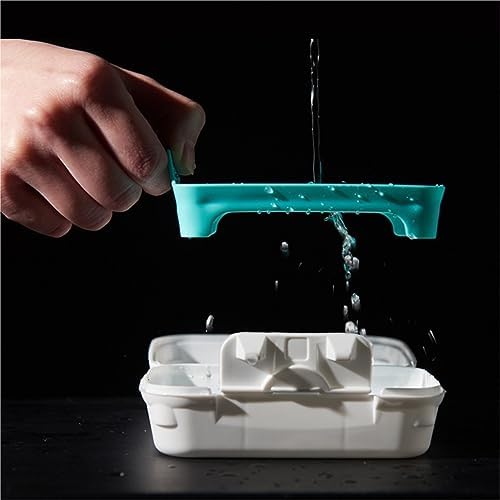 Valcla Soap Dish 2-Pack Portable Lock Double Layer Bathroom Holder